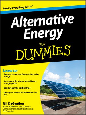 cover image of Alternative Energy For Dummies&#174;